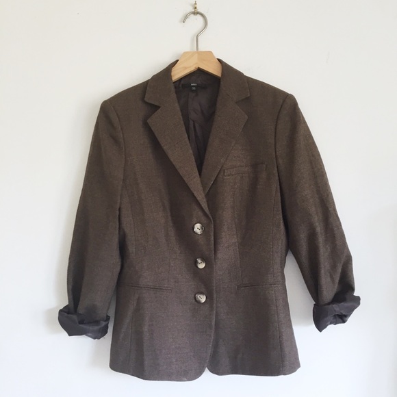 Hugo Boss Jackets & Blazers - Hugo Boss women’s wool blazer chocolate brown